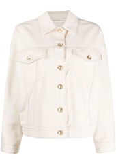 Brunello Cucinelli button-fastening denim jacket