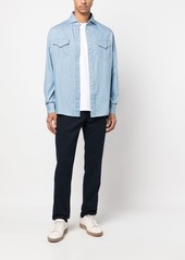 Brunello Cucinelli button-up denim shirt