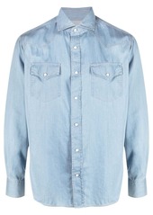 Brunello Cucinelli button-up denim shirt