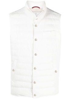 Brunello Cucinelli button-up padded vest