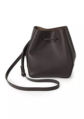 Brunello Cucinelli Calfkskin Bucket Bag with Monili