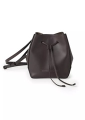 Brunello Cucinelli Calfkskin Bucket Bag with Monili