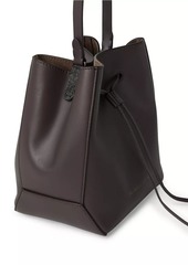 Brunello Cucinelli Calfkskin Bucket Bag with Monili