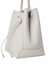 Brunello Cucinelli Calfksin Bucket Bag with Monili