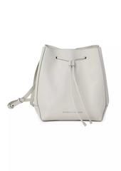 Brunello Cucinelli Calfksin Bucket Bag with Monili