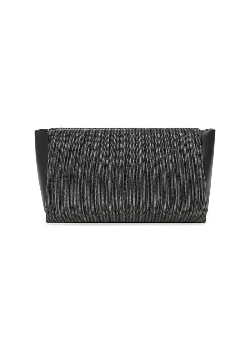 Brunello Cucinelli Calfskin Precious Clutch Bag