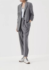 Brunello Cucinelli Cashmere Jersey Tailored Trousers