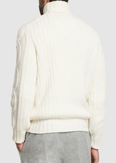 Brunello Cucinelli Cashmere Knit Turtleneck Sweater