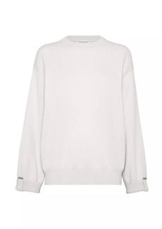 Brunello Cucinelli Cashmere Sweater With Shiny Details
