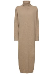 Brunello Cucinelli Cashmere Turtleneck Midi Dress