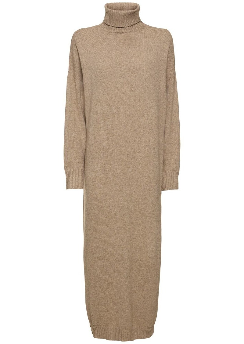 Brunello Cucinelli Cashmere Turtleneck Midi Dress