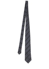 Brunello Cucinelli Chevron Silk Tie