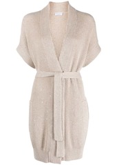 Brunello Cucinelli chunky-knit sleeveless cardigan