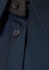 Brunello Cucinelli Classic Cotton Blend Shirt W/pocket