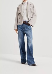 Brunello Cucinelli Comfort Denim Loose Five Pocket Jeans