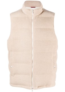 Brunello Cucinelli corduroy padded down gilet