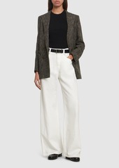 Brunello Cucinelli Cotton & Linen Wide Pants