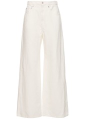 Brunello Cucinelli Cotton & Linen Wide Pants