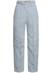 Brunello Cucinelli Cotton & Linen Wide Pants