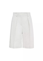 Brunello Cucinelli Cotton And Linen Bermuda Shorts