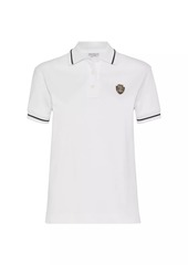 Brunello Cucinelli Cotton Interlock Polo Shirt