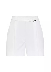 Brunello Cucinelli Cotton Interlock Shorts with Shiny Tab