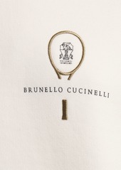 Brunello Cucinelli Cotton Knit V-neck Sweater