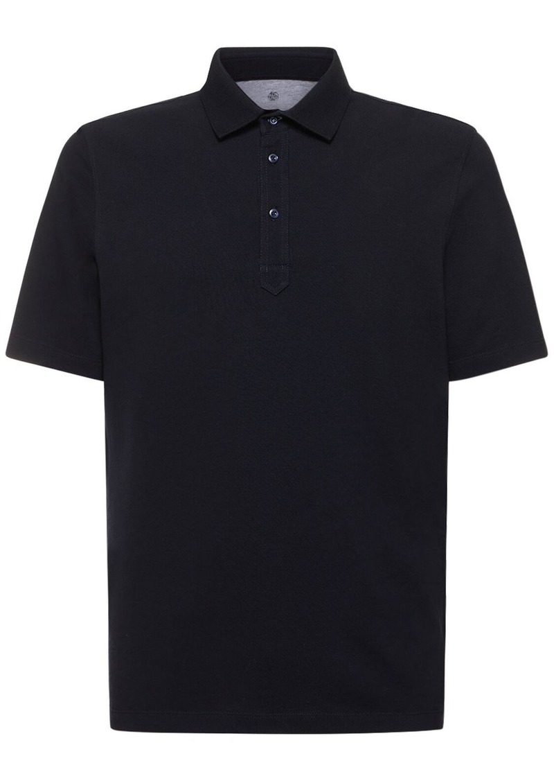 Brunello Cucinelli Cotton Piquet Polo