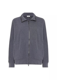 Brunello Cucinelli Cotton Smooth French Terry Sweatshirt