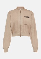 Brunello Cucinelli Cotton zip-up sweater