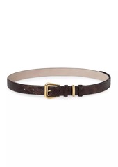 Brunello Cucinelli Crack Calfskin Belt