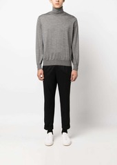 Brunello Cucinelli cropped virgin-wool tapered trousers