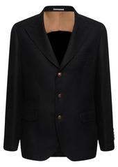 Brunello Cucinelli Deconstructed Linen Blend Blazer