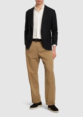 Brunello Cucinelli Deconstructed Linen Blend Blazer