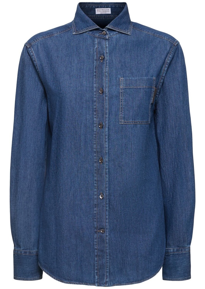 Brunello Cucinelli Denim Shirt