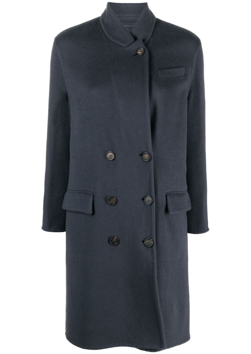 Brunello Cucinelli double-breasted button-fastening coat