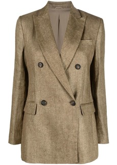 Brunello Cucinelli double-breasted button-fastening jacket
