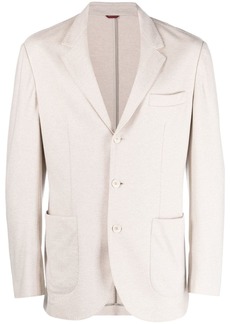 Brunello Cucinelli single-breasted cashmere jersey blazer