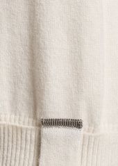 Brunello Cucinelli Embellished Cashmere Knit Sweater