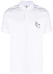 Brunello Cucinelli embroidered logo patch polo shirt