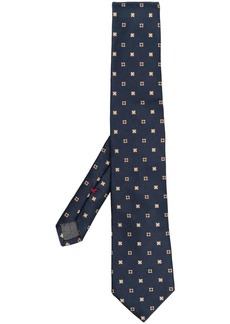 Brunello Cucinelli embroidered-pattern detail tie