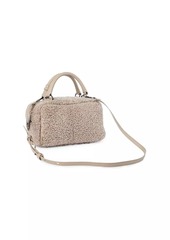 Brunello Cucinelli Explorer Small Boston Top Handle Bag in Curly Shearling