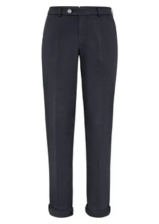 Brunello Cucinelli Garment Dyed Italian Fit Trousers