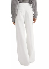 Brunello Cucinelli Garment Dyed Relaxed Jeans In Cotton And Linen Cover