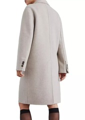 Brunello Cucinelli Hand Crafted Virgin Wool and Cashmere Double Cloth Coat