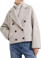 Brunello Cucinelli Hand Finished Virgin Wool Coat