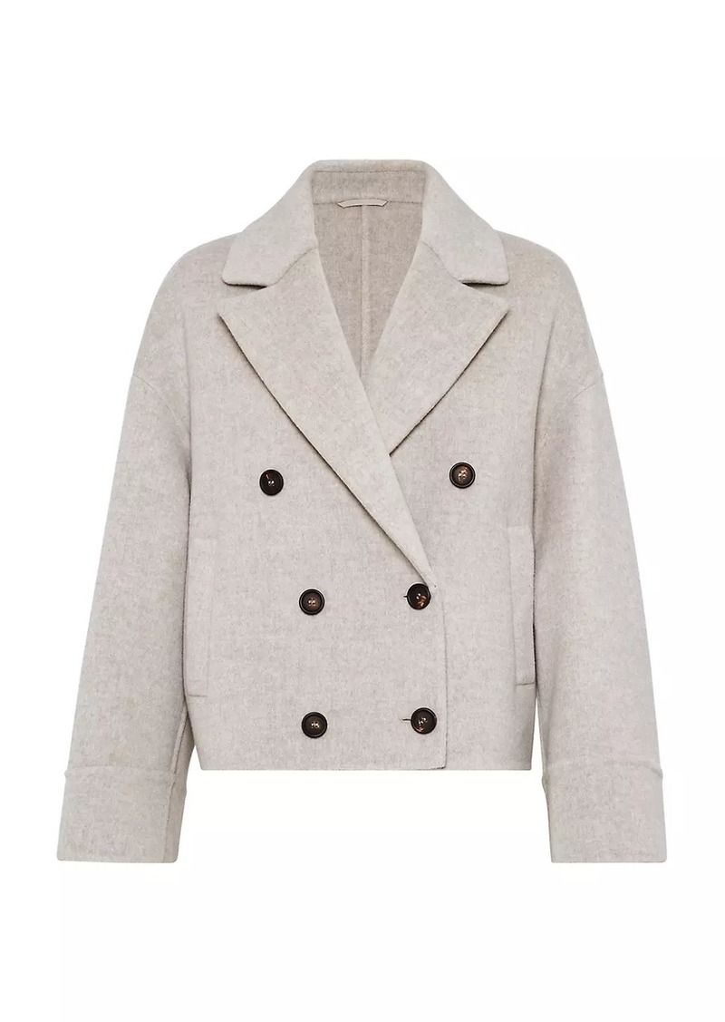 Brunello Cucinelli Hand Finished Virgin Wool Coat