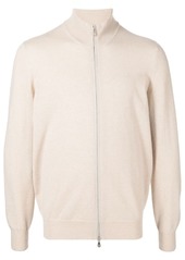 Brunello Cucinelli high-neck zip-up cashmere cardigan