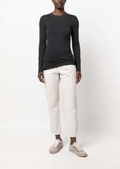 Brunello Cucinelli high-waisted cropped jeans