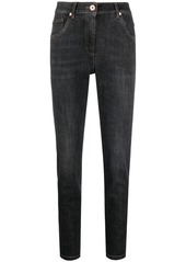 Brunello Cucinelli high-waisted skinny jeans